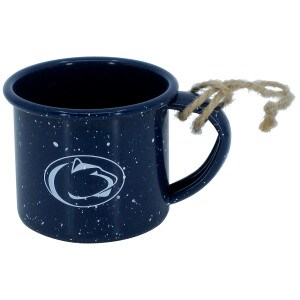 mini navy campfire mug with Penn State Athletic Logo